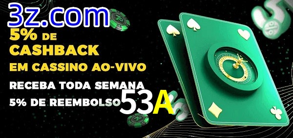 Promoções do cassino ao Vivo 53A